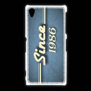 Coque Sony Xpéria Z1 Since 1986 Bleu