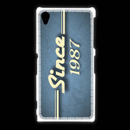 Coque Sony Xpéria Z1 Since 1987 Bleu