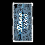 Coque Sony Xpéria Z1 Since crane bleu 2000
