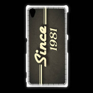 Coque Sony Xpéria Z1 Since 1981 gris