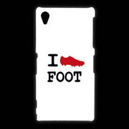 Coque Sony Xpéria Z1 I love Foot 2