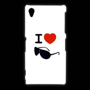 Coque Sony Xpéria Z1 I love Lunette Fun 2