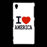 Coque Sony Xpéria Z1 I love America