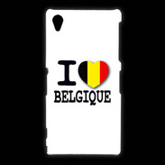 Coque Sony Xpéria Z1 I love Belgique 2