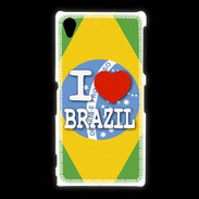 Coque Sony Xpéria Z1 I love Brazil 3