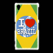 Coque Sony Xpéria Z1 I love Brazil 3