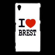 Coque Sony Xpéria Z1 I love Brest