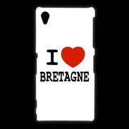 Coque Sony Xpéria Z1 I love Bretagne