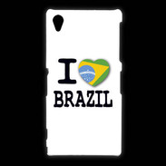 Coque Sony Xpéria Z1 I love Brazil 2