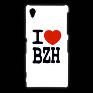Coque Sony Xpéria Z1 I love BZH