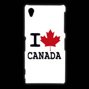 Coque Sony Xpéria Z1 I love Canada 2