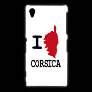 Coque Sony Xpéria Z1 I love Corsica 3
