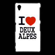 Coque Sony Xpéria Z1 I love Deux Alpes