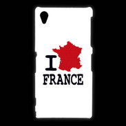 Coque Sony Xpéria Z1 I love France 4