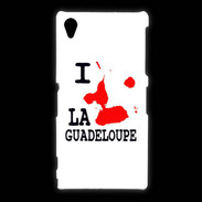 Coque Sony Xpéria Z1 i love Guadeloupe 2