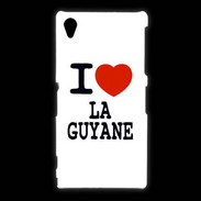 Coque Sony Xpéria Z1 I love Guyane
