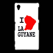 Coque Sony Xpéria Z1 I love Guyane 2