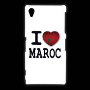 Coque Sony Xpéria Z1 I love Maroc 2