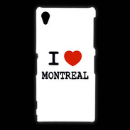 Coque Sony Xpéria Z1 I love Montreal