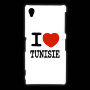 Coque Sony Xpéria Z1 I love Tunisie 