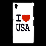 Coque Sony Xpéria Z1 I love USA