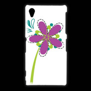 Coque Sony Xpéria Z1 fleurs 4