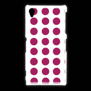 Coque Sony Xpéria Z1 pois magenta