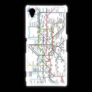 Coque Sony Xpéria Z1 Plan de métro de Londres