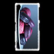 Coque Sony Xpéria Z1 Macaron mauve PR 10