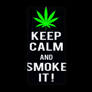 Coque Sony Xpéria Z1 Keep Calm Smoke Noir