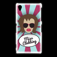 Coque Sony Xpéria Z1 Miss Clubbing Chatain