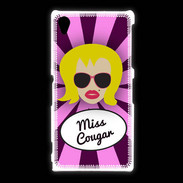 Coque Sony Xpéria Z1 Miss Cougar Blonde