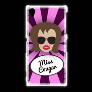 Coque Sony Xpéria Z1 Miss Cougar Chatain