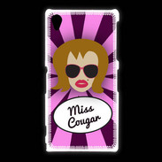 Coque Sony Xpéria Z1 Miss Cougar Rousse
