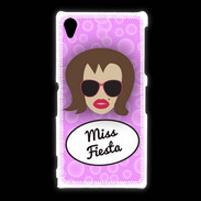 Coque Sony Xpéria Z1 Miss Fiesta Chatain