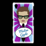 Coque Sony Xpéria Z1 Mister Gigolo Chatain