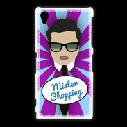 Coque Sony Xpéria Z1 Mister Shopping Brun