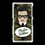 Coque Sony Xpéria Z1 Mister Soldier Brun