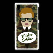 Coque Sony Xpéria Z1 Mister Soldier Roux