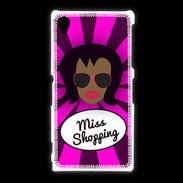 Coque Sony Xpéria Z1 Miss Shopping Black
