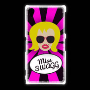 Coque Sony Xpéria Z1 Miss Swag Blonde