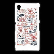Coque Sony Xpéria Z1 Adishatz All Over Rugby