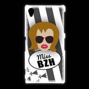 Coque Sony Xpéria Z1 Miss Bretagne Rousse