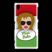 Coque Sony Xpéria Z1 Miss Italie Rousse