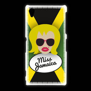 Coque Sony Xpéria Z1 Miss Jamaica Blonde