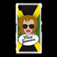 Coque Sony Xpéria Z1 Miss Jamaica Rousse