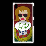 Coque Sony Xpéria Z1 Miss Portugal Rousse