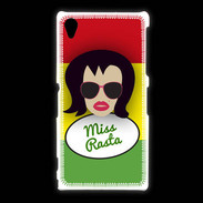 Coque Sony Xpéria Z1 Miss Rasta Brune