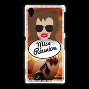 Coque Sony Xpéria Z1 Miss Réunion Chatain