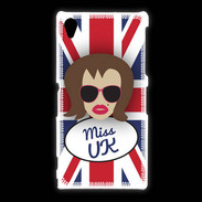 Coque Sony Xpéria Z1 Miss UK Chatain